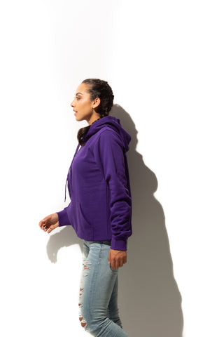 HERO-2020 Unisex Blank Hoodie - Purple