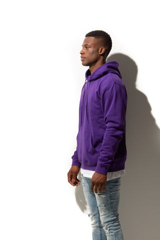 HERO-2020 Unisex Blank Hoodie - Purple